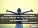Immagine con frase vita di Antonella Celeste Buttelli - Non smettere di osare, di cercare, di porti...