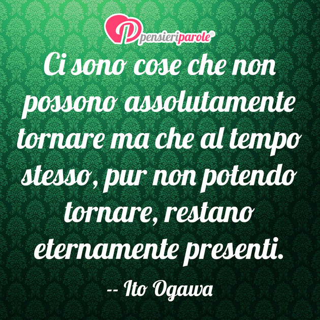 Immagine con frase comportamento di Ito Ogawa - Ci sono cose che non possono assolutamente...