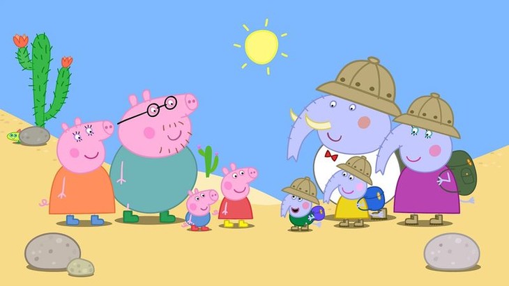 Peppa pig in giro per il mondo - fotogramma