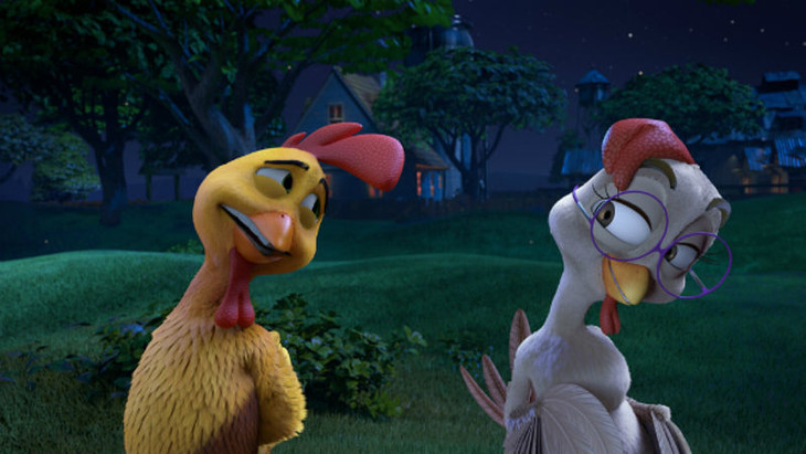 Un gallo con muchos huevos - fotogramma
