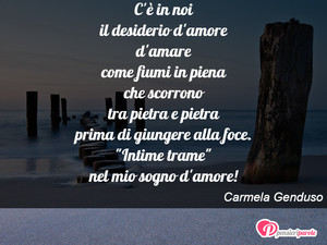 Immagine con frase di Carmela Genduso - Quante rinunce conosce l'anima. Un vento d...