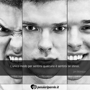 Immagine con frase di Jim Morrison (James Douglas Morrison) - L'unico modo per sentirsi qualcuno  sentirsi...