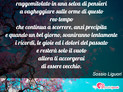 Immagine con poesia poesie generazionali di Sossio Liguori - Mi ritrovo solo con me stesso raggomitolato in...
