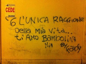 Immagine con frase di Anonimo - Sei l'unica raggione della mia vita. Ti amo...