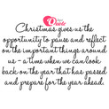 Picture with quote christmas wishes by David Cameron - Christmas gives us the opportunity to pause...