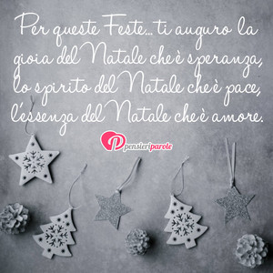 Immagine con frase di Anonimo - Per queste Feste... ti auguro la gioia del...