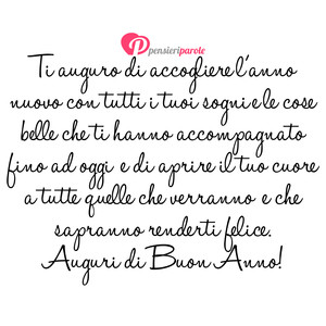 Immagine con frase di Anonimo - Ti auguro di accogliere l'Anno Nuovo con tutti...