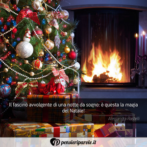 Immagine con frase di Alessandra Rastelli - Il fascino avvolgente di una notte da sogno: ...