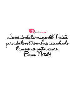 Immagine con frase di Antonio Cuomo - Lasciate che la magia del Natale entri nelle...