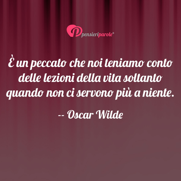 Le parole di Oscar Wilde