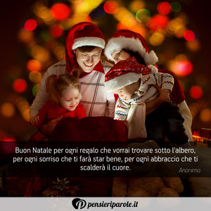 Immagine con frase di Anonimo - Buon Natale per ogni regalo che vorrai trovare...