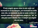 Immagine con frase angelo di Lucia Quarta - Il mio angelo spesso viene in mio aiuto nei...