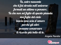 Immagine con poesia poesie personali di Angela Randisi - Tu, astro nascente che ti fai strada nell...