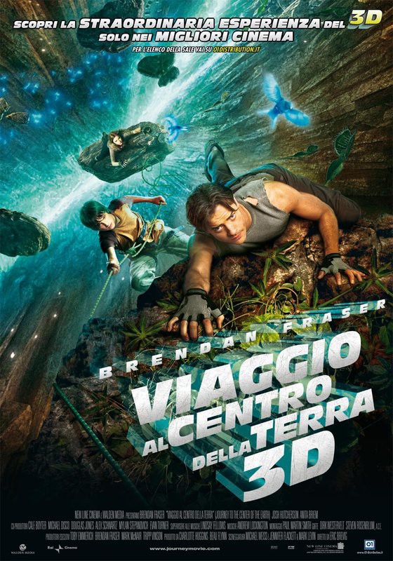 Viaggio al centro della terra 3D - poster