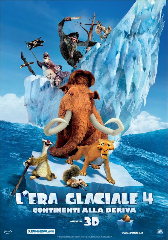 L'Era Glaciale 4 - Continenti alla Deriva - poster
