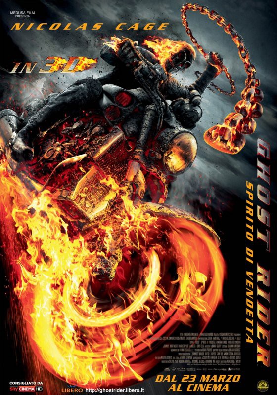 Ghost Rider: Spirito di Vendetta - poster