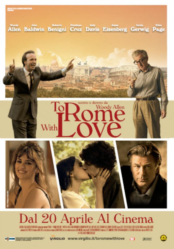 To Rome With Love - poster