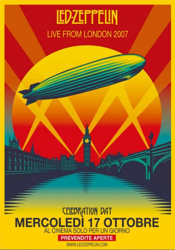 Led Zeppelin Celebration Day - poster