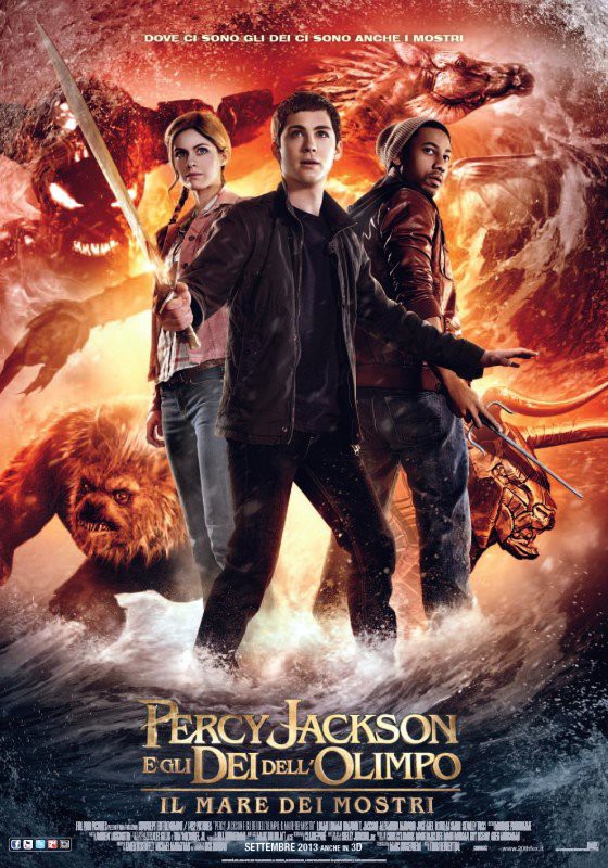 Percy Jackson e i dei dell'Olimpo: Il Mare dei Mostri - poster