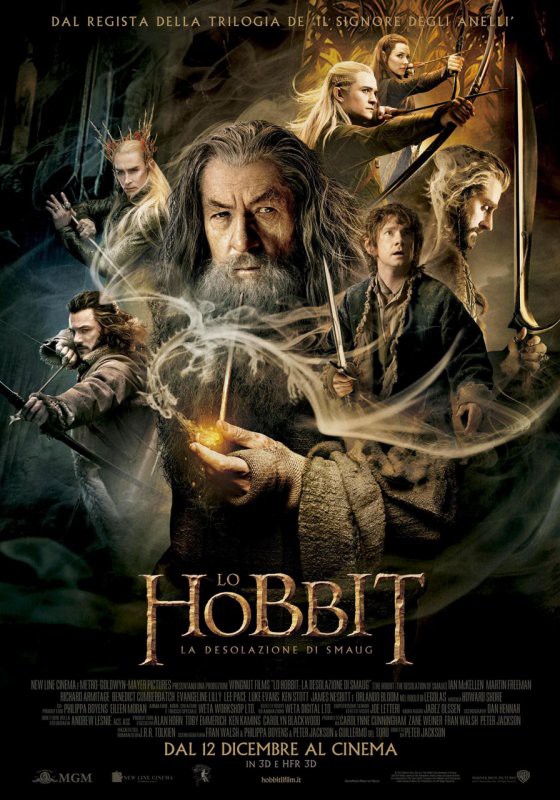 Lo Hobbit: La Desolazione di Smaug - poster