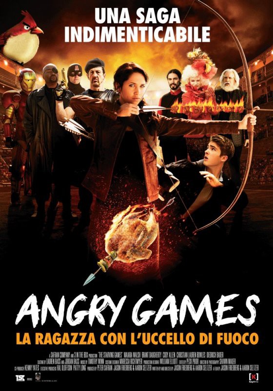 Angry Games - La ragazza con l'uccello di fuoco - poster