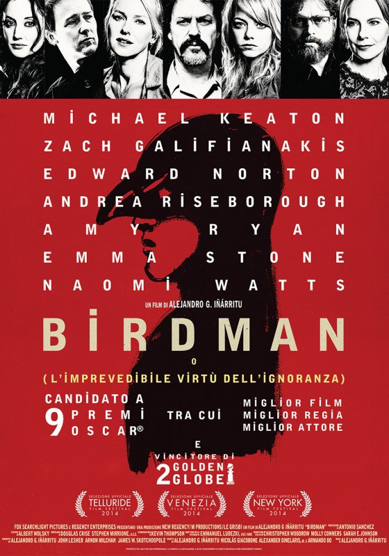 Birdman - O L'Imprevedibile virt dell'Ignoranza - poster