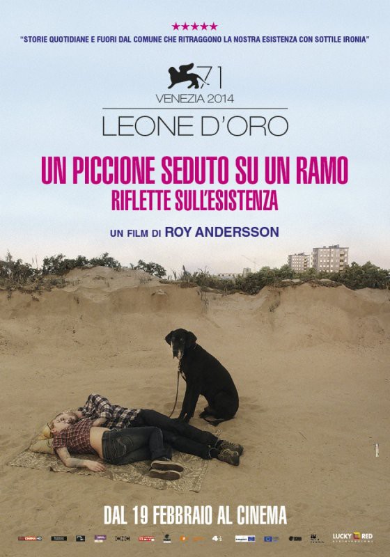 Un Piccione Seduto su un Ramo Riflette sull'Esistenza - poster