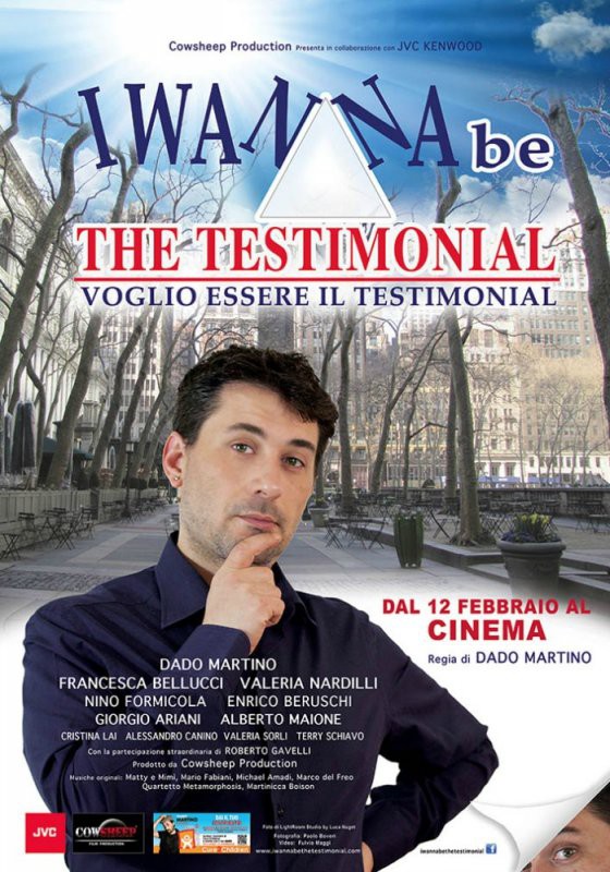 I wanna be the testimonial - poster