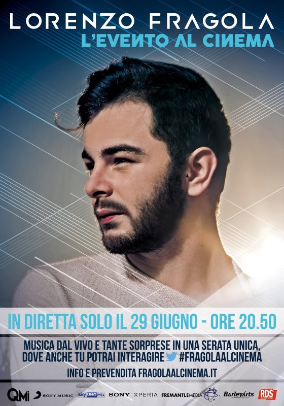 Lorenzo Fragola - l'evento al cinema - poster
