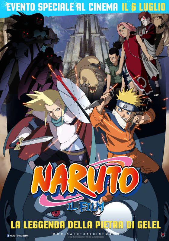 Naruto il film: La leggenda della pietra di Gelel - poster