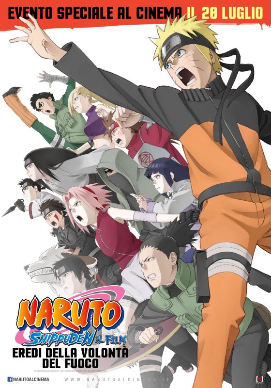 Naruto il film: Eredi della volont� del fuoco - poster