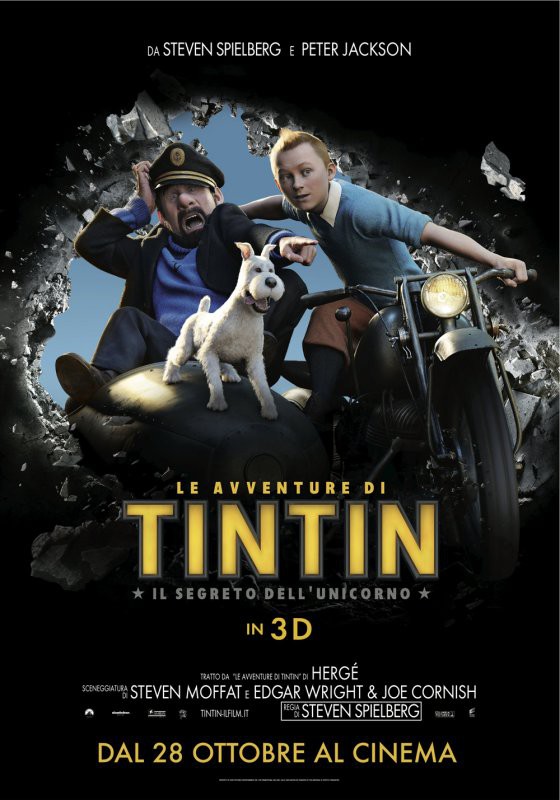 Le Avventure di Tintin: Il Segreto dell'Unicorno - poster
